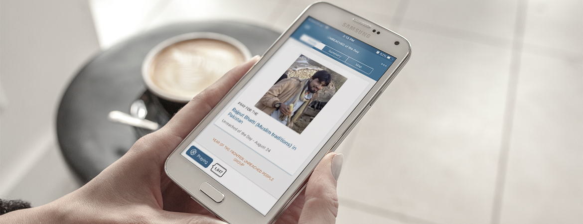Unreached of the Day Mobile App